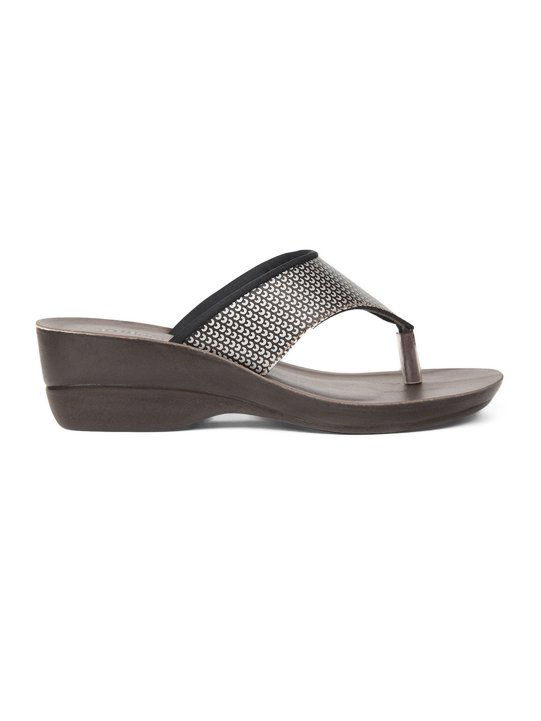 Bata Women Beige Wedge Heel Thong Sandal - Beige - View 2