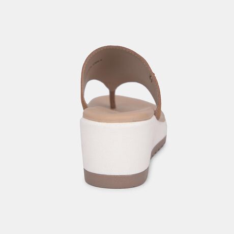 Hush Puppies Women Light Brown Wedge Heel Ballerina