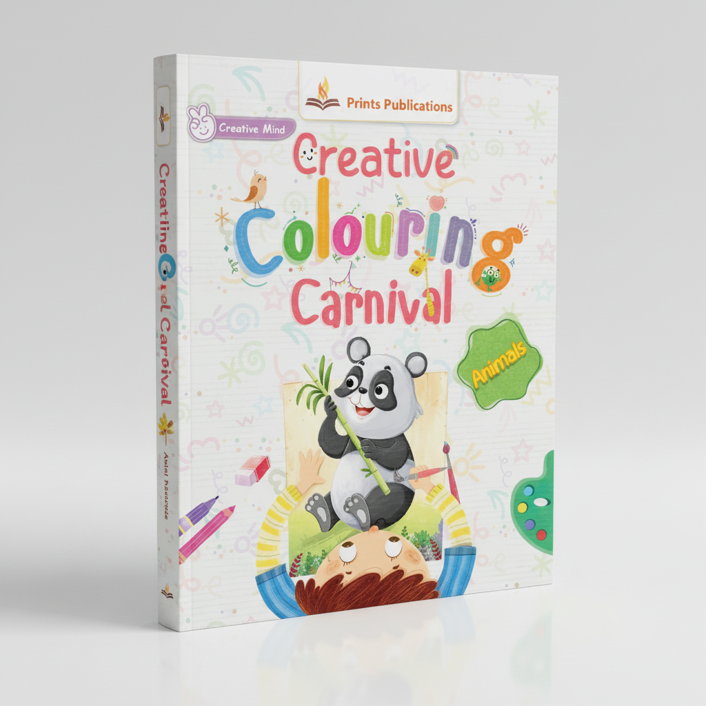Animals: Creative Colouring Carnival– 10-Book Set for Kids & Budding Artists Prints Publications