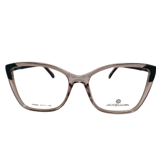 Jacob Marin Full Rim Cat-Eye Frame For Women 146mm