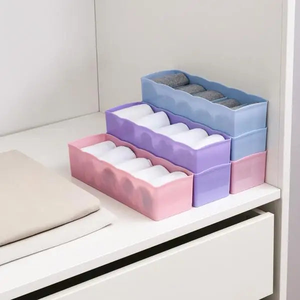 Dividers Tray Organizer Clear Plastic Bead Storage Tray (Multicolour) HP DD