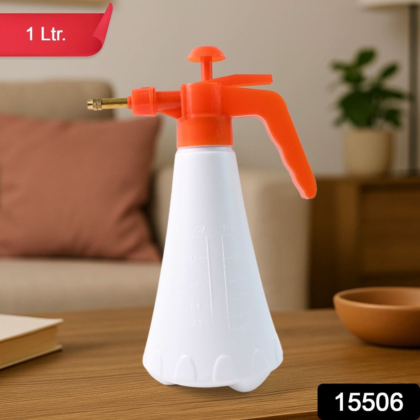 Handheld Pressure Water Sprayer Bottle (1 Ltr)