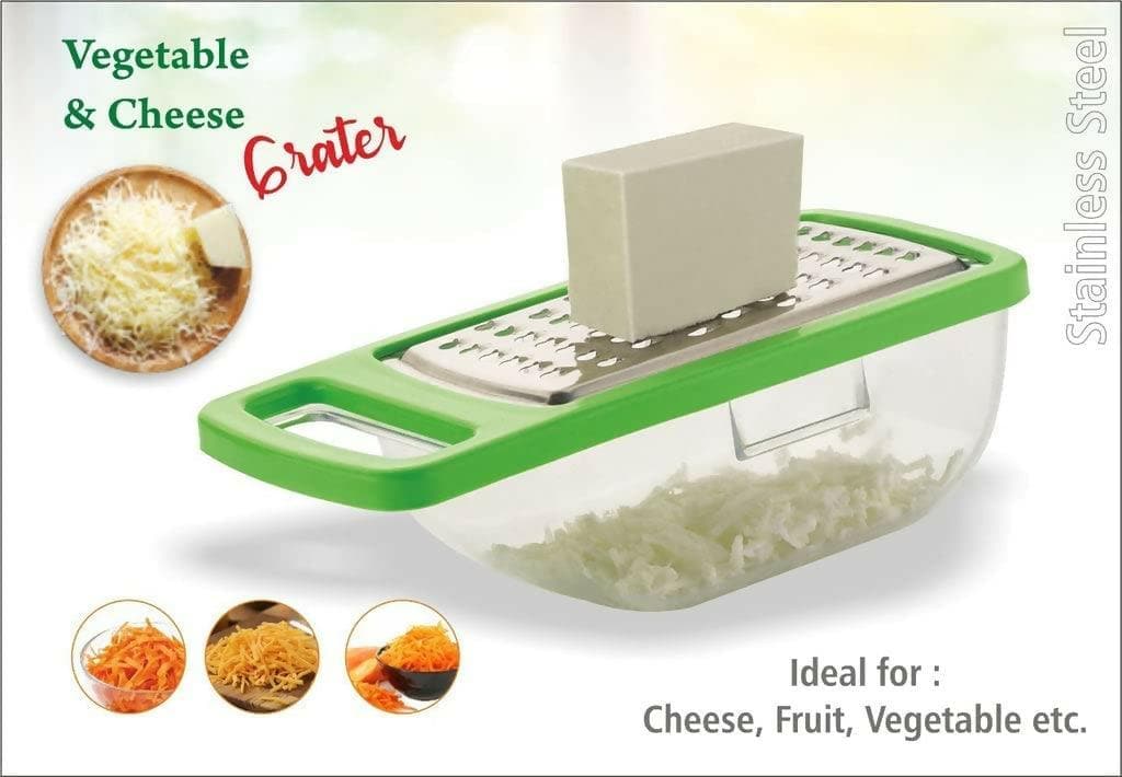 Vegetable and Cheese Grater with Container - HalfPe