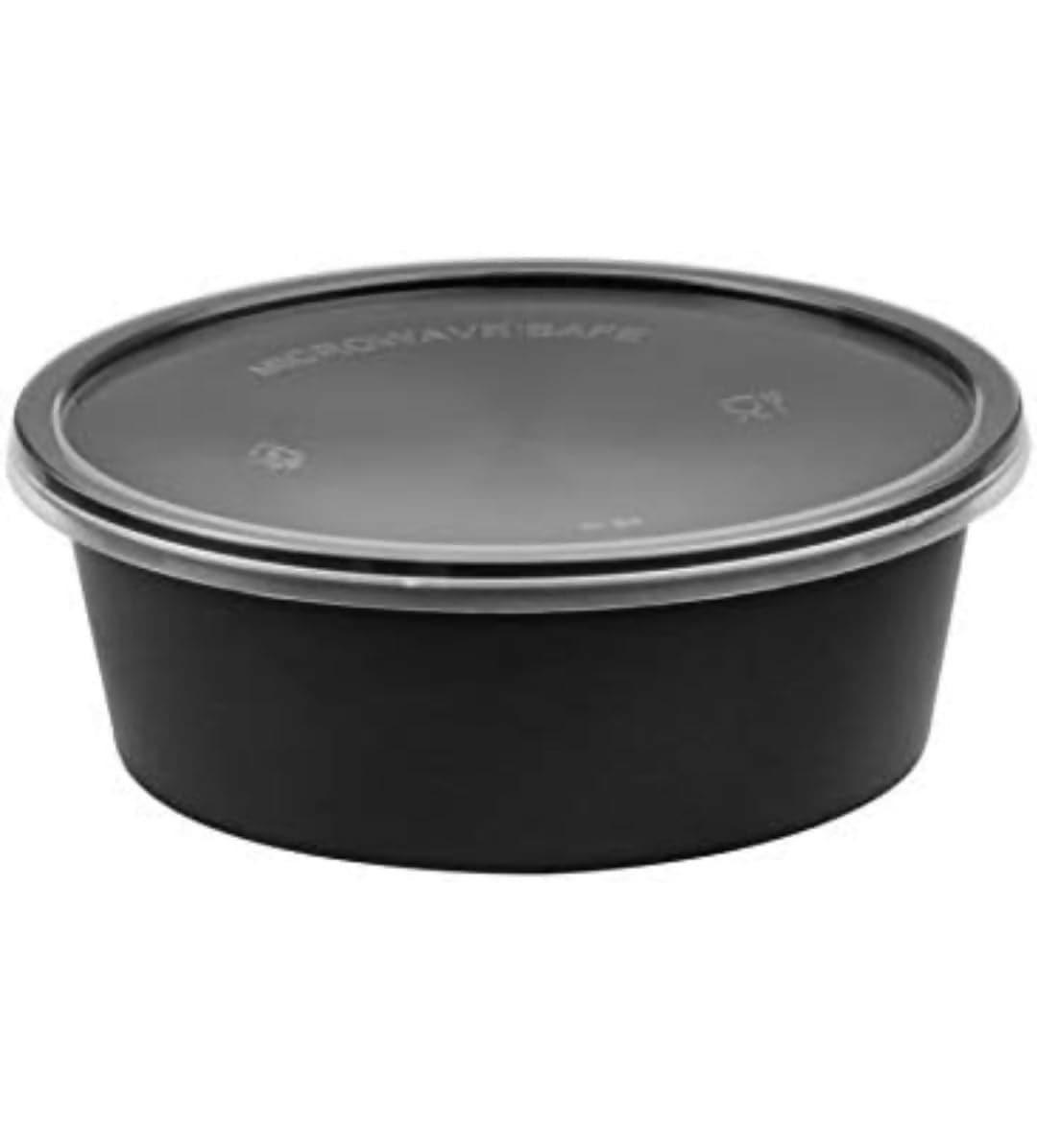 Reusable Plastic Storage Containers (Pack of 100) (300 ML) - HalfPe