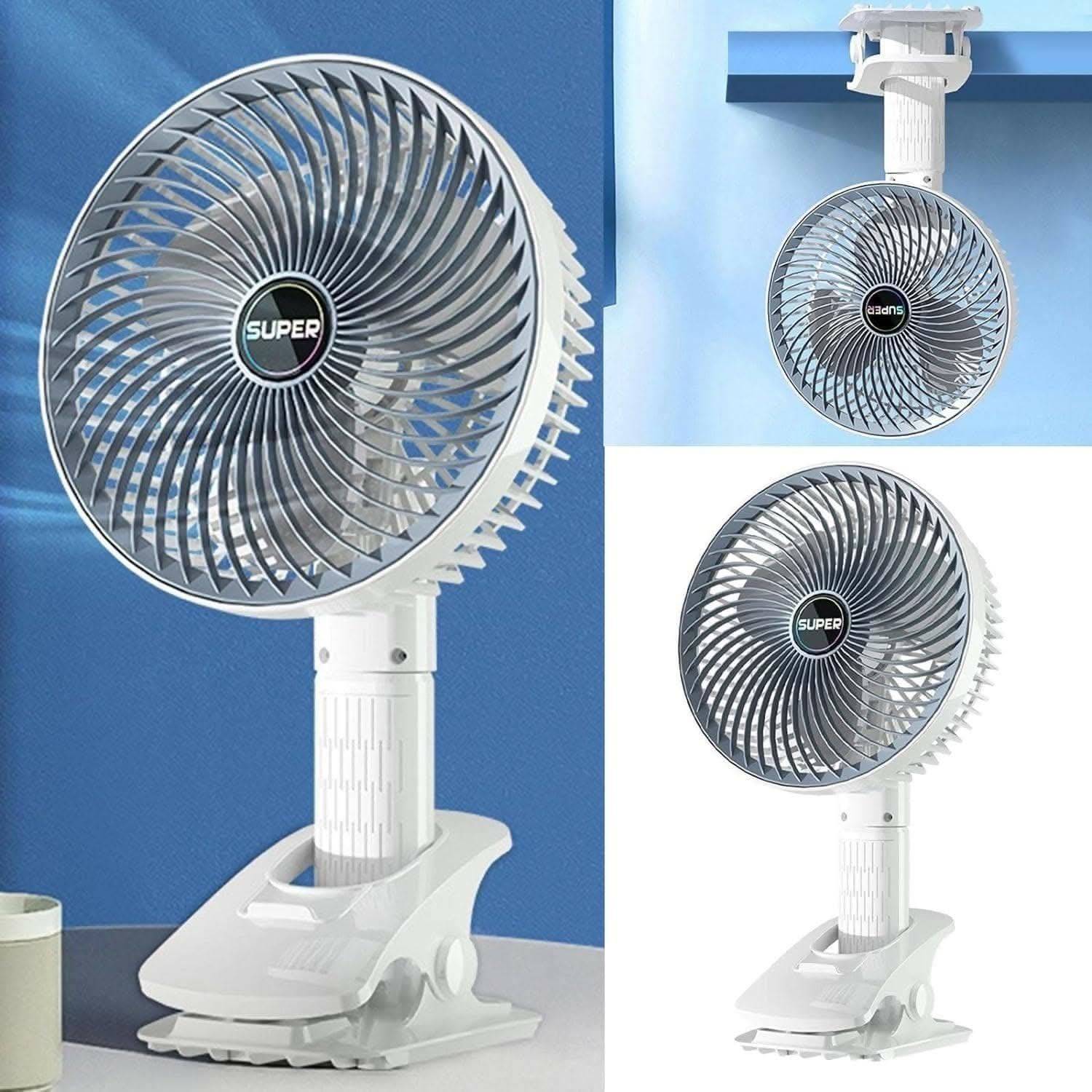 Multifunctional USB Personal Desk Fan for Hiking Home Office - HalfPe