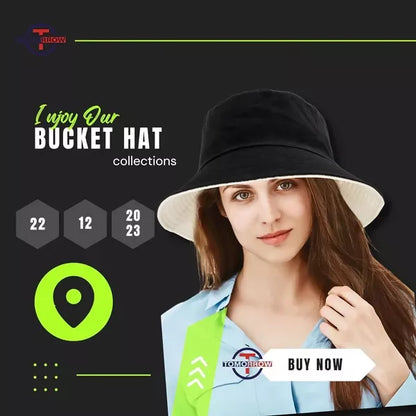 Tomorrow_Bucket_Hat_for_Women_Men_Teens_Reversible_Beach_Sun_Hats_Fisherman_Cap_for_Travel_Black_Cream_Revercible_2_in_1_-_Tomorrow_Fashion_-_-405363