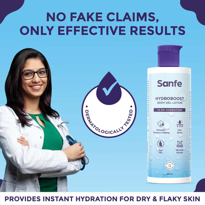 Sanfe Hydroboost Body Gel Lotion | Deep Nourishing & Long Lasting Moisturization