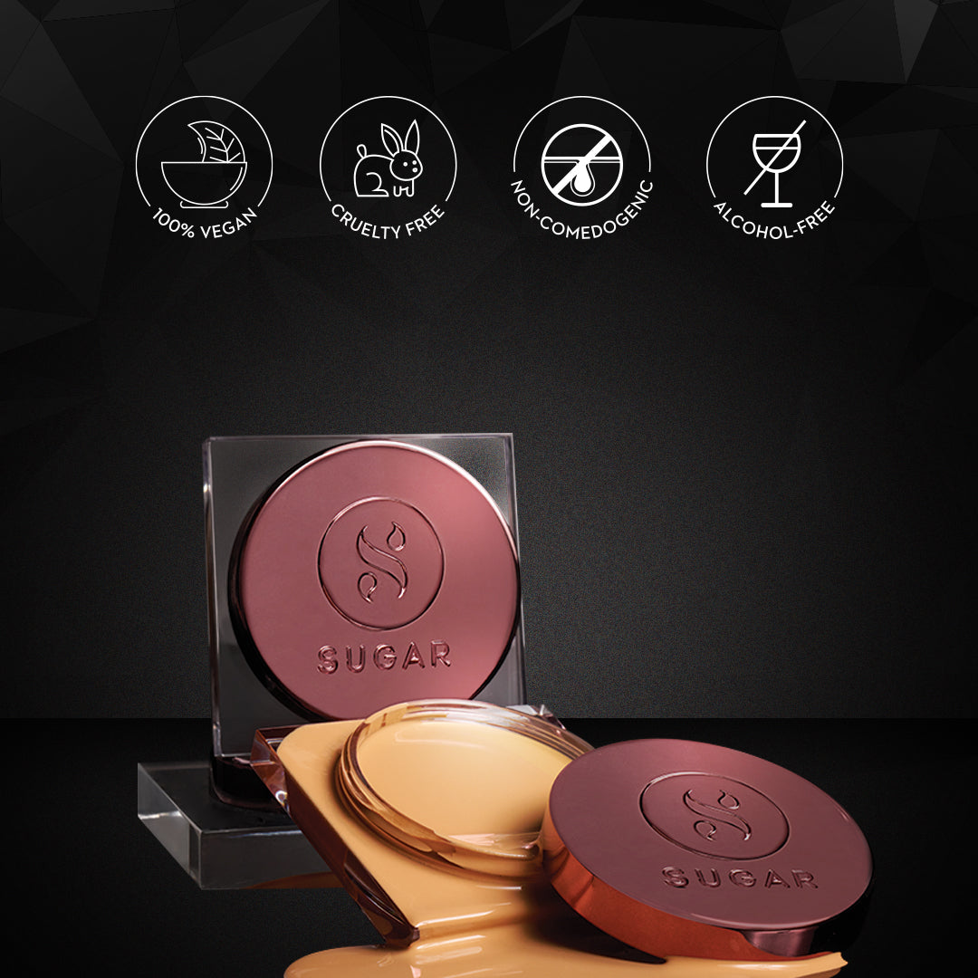 SUGAR Mettle Cream To Powder Foundation - 35 Frappe (12Gm) (1199)