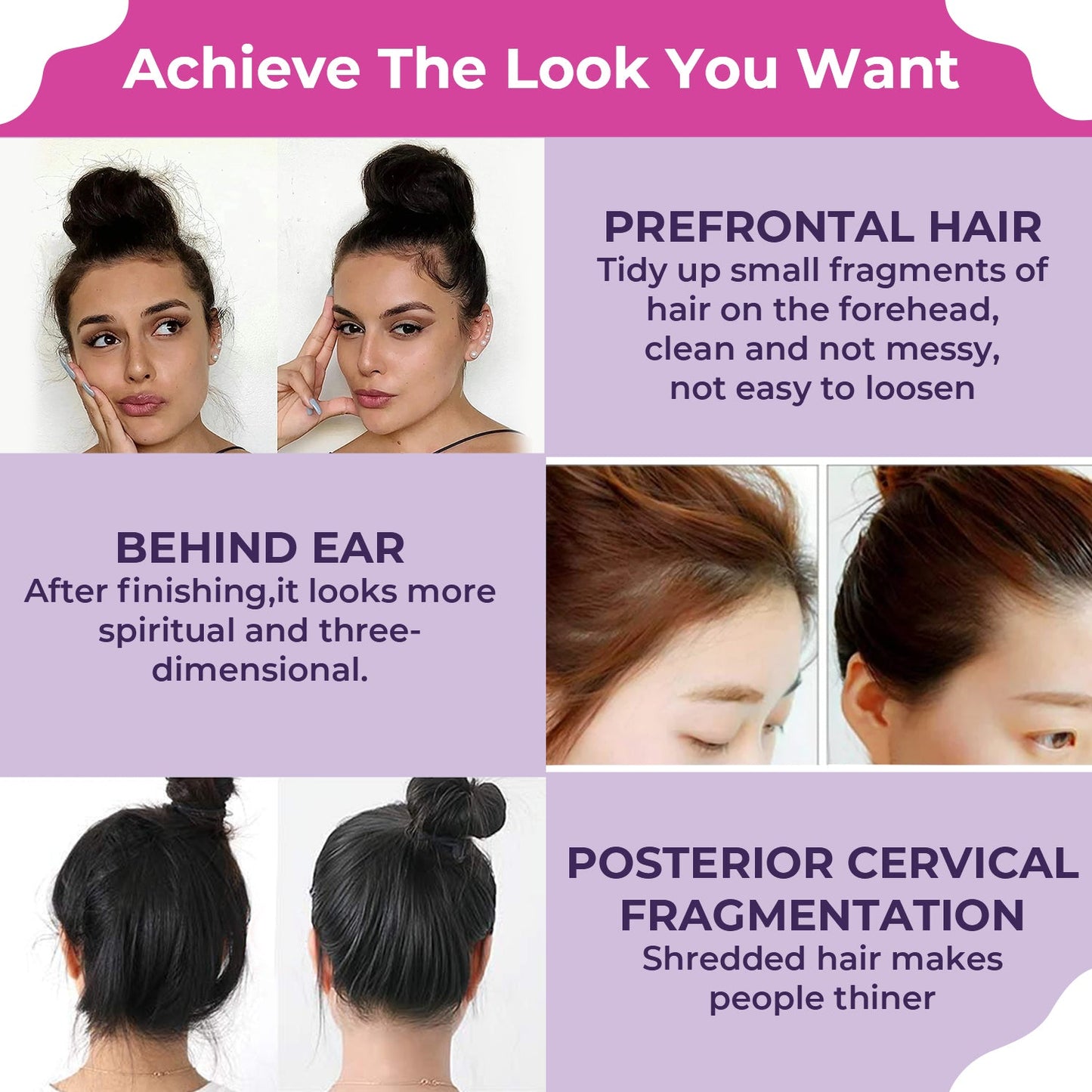 Sanfe Quick Slick Hair Finishing Stick For Women | Anti Flyaway for Smooth, Non-Greasy, and Non-Oily Look | Non-Sticky, Leaves No Residue| For frizzy and baby hair fix 12ml