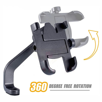 Full Metal 360° Rotating Bike & Scooty Mobile Holder Stand