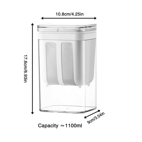 1100ml Curd Yogurt with Lid, Multifunctional Yogurt Maker Machine, Yogurt Filter for Creating Dahi Fresh, Whey Separator, Hung Curd Strainer Bindal
