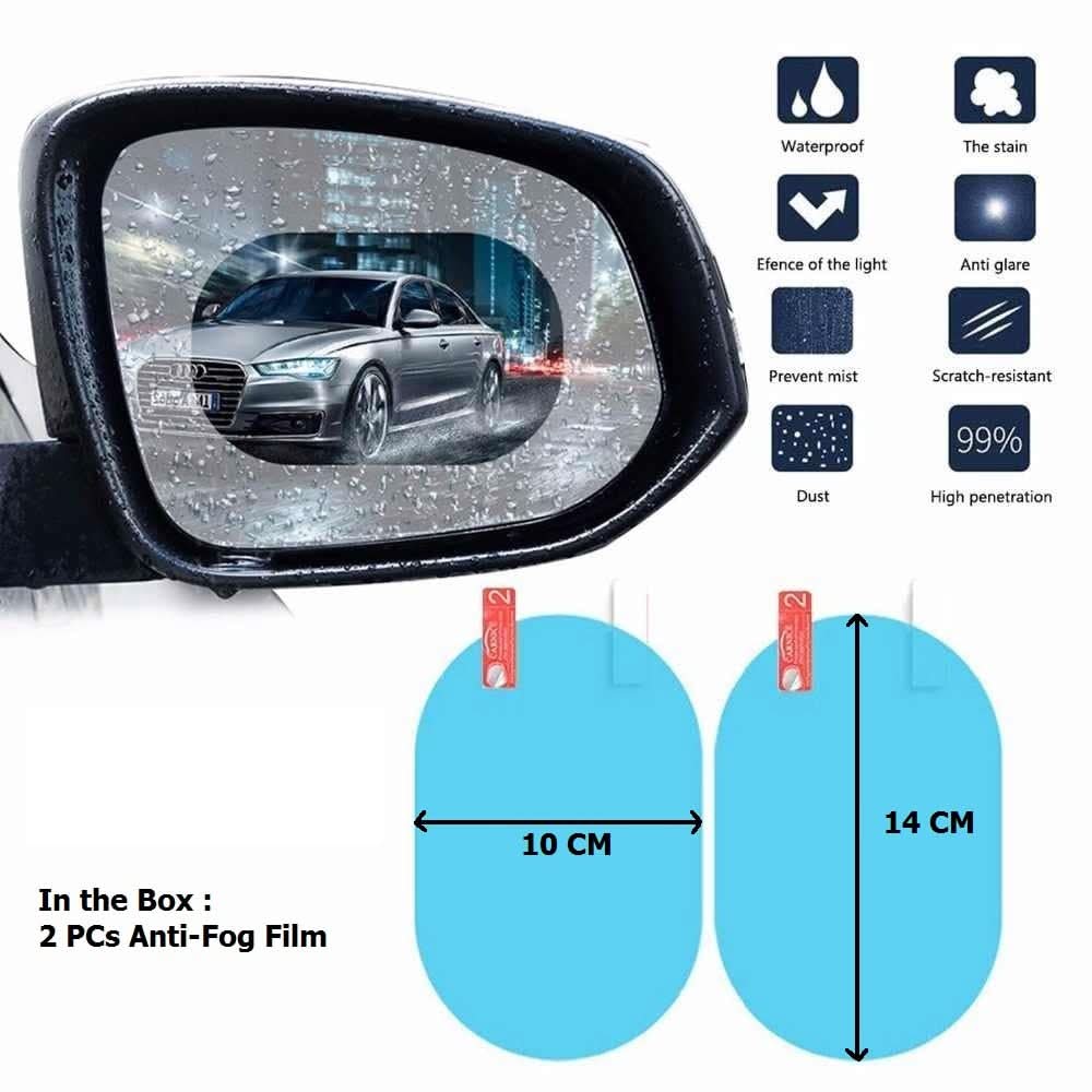 Rearview Mirror Protective Film – Anti-Scratch, Anti-Fog & Waterproof