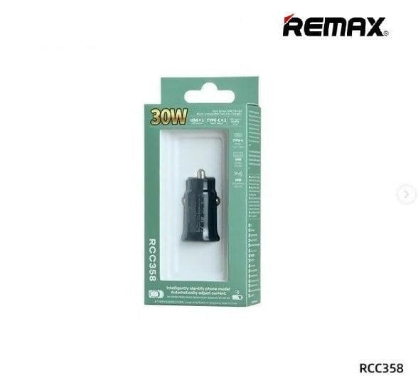 RCC358-30W PD Car Charger (Black) - HalfPe