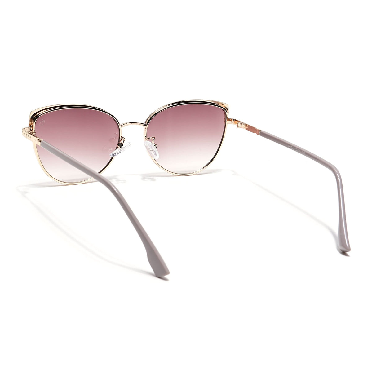 Eyejack Golden & Brown Cateye Sunglasses for Men and Women - Style L831 - view 5