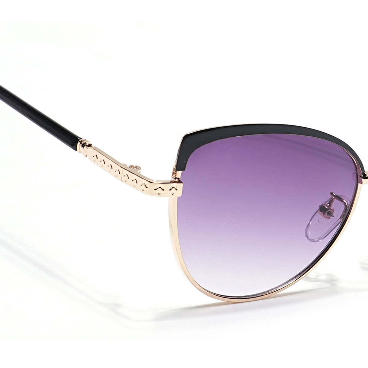 Eyejack Golden & Black Cateye Sunglasses for Men and Women - Style L842 - view 5