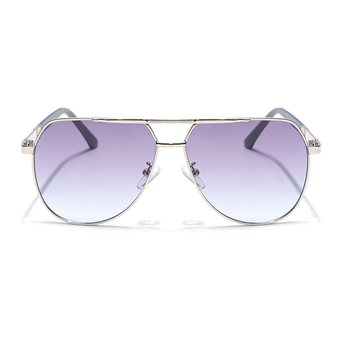 Eyejack Silver Aviator Sunglasses for Men and Women - view 4