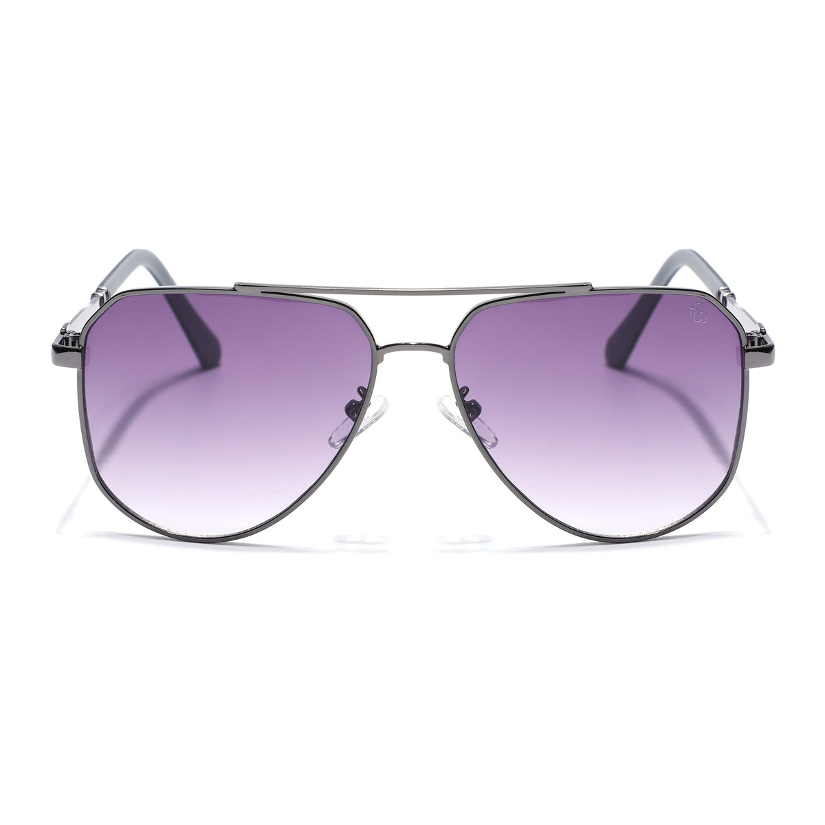 Eyejack Dark Grey Aviator Sunglasses for Men and Women - view 4