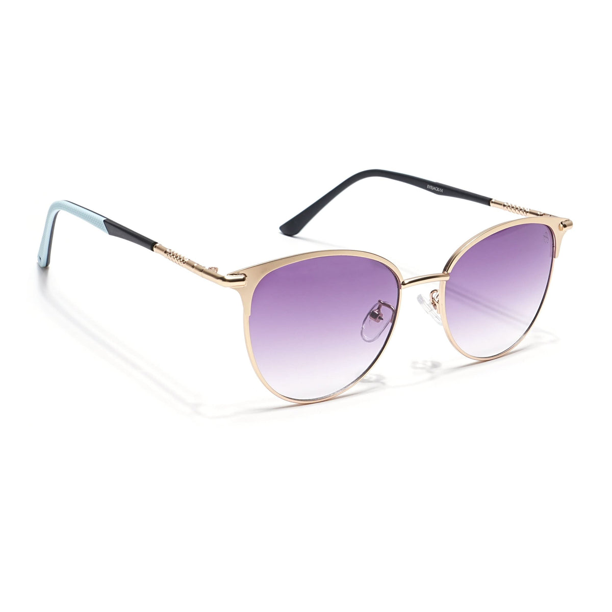 Eyejack Golden Cateye Sunglasses for Men and Women - view 2