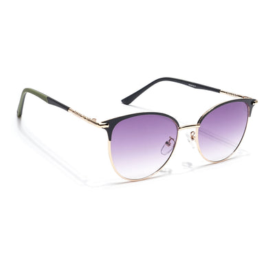 Eyejack Golden & Black Cateye Sunglasses for Men and Women - Style L821 - view 2
