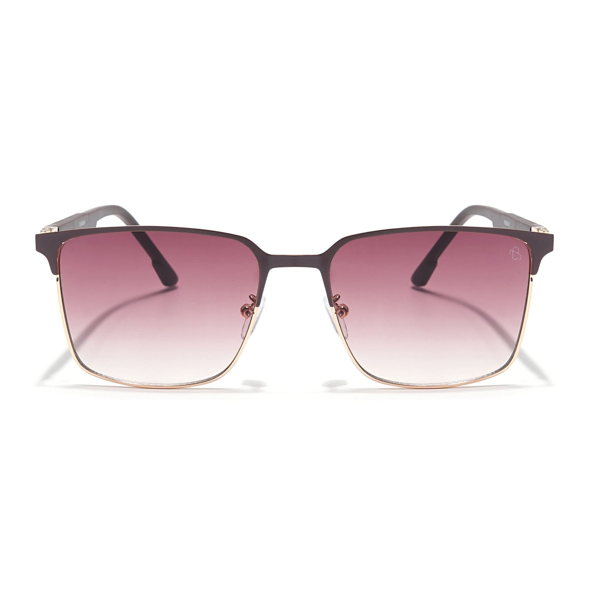 Eyejack Golden & Brown Square Sunglasses for Men and Women - view 4