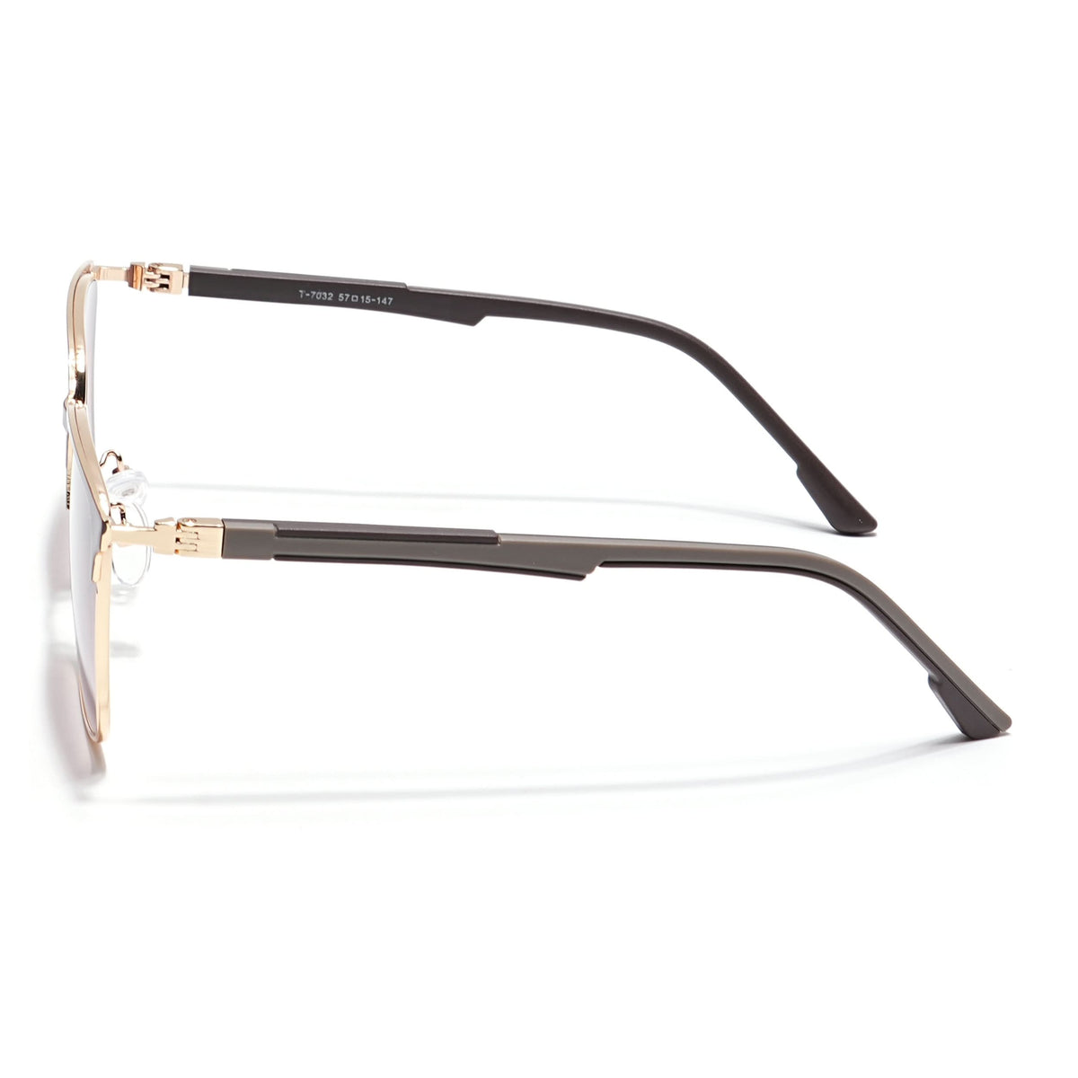 Eyejack Golden & Brown Square Sunglasses for Men and Women - view 7