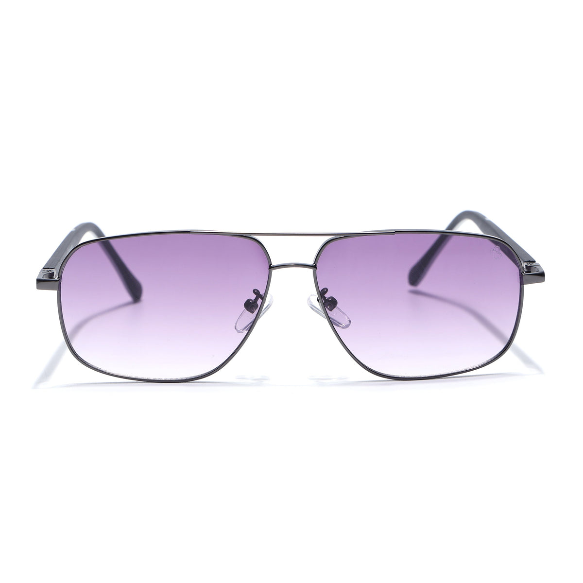 Dawn Dark Grey Rectangle Sunglasses for Men and Women - view 4