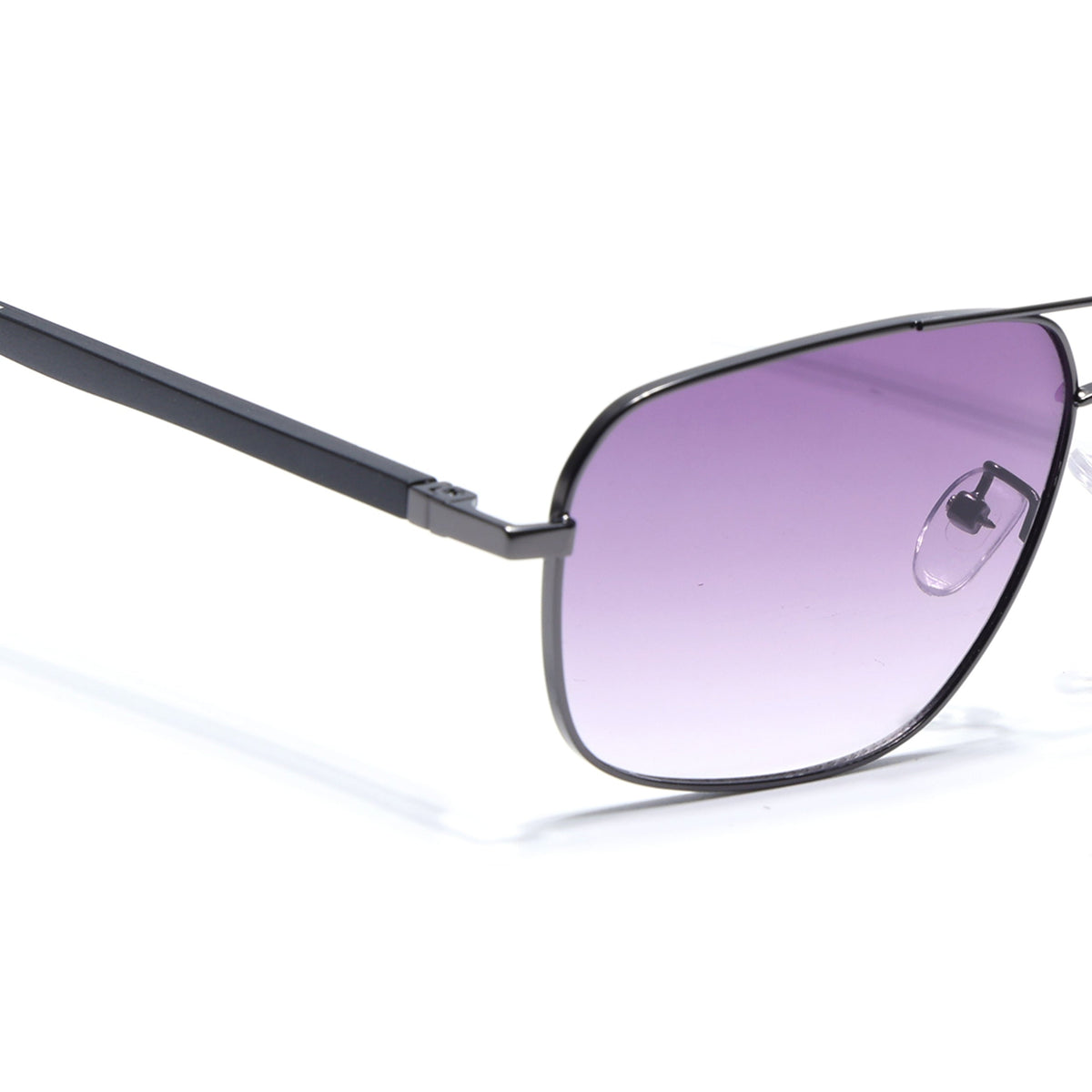 Dawn Dark Grey Rectangle Sunglasses for Men and Women - view 5