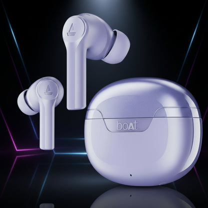 Boat Airdopes 300 Wireless Earbuds with, Quad Mics AI ENx™ Tech, ASAP™ Charge, Spatial Audio (Multi color Playback Time: 50 hours)