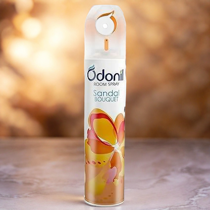 Odonil Room & Air Freshener Sandal Bouquet Spray|Nature Inspired Long Lasting Fragrance Spray Room & Air Freshener Sandal Bouquet Spray (220 ml)