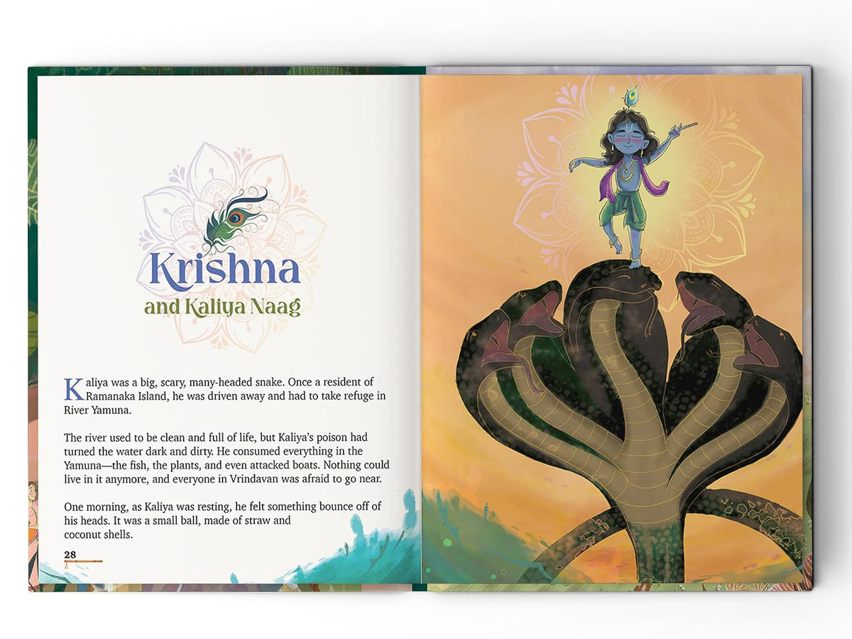 Krishna Stories: 10 Illustrated Stories of Lord Krishna for Children I Hindu Mythology