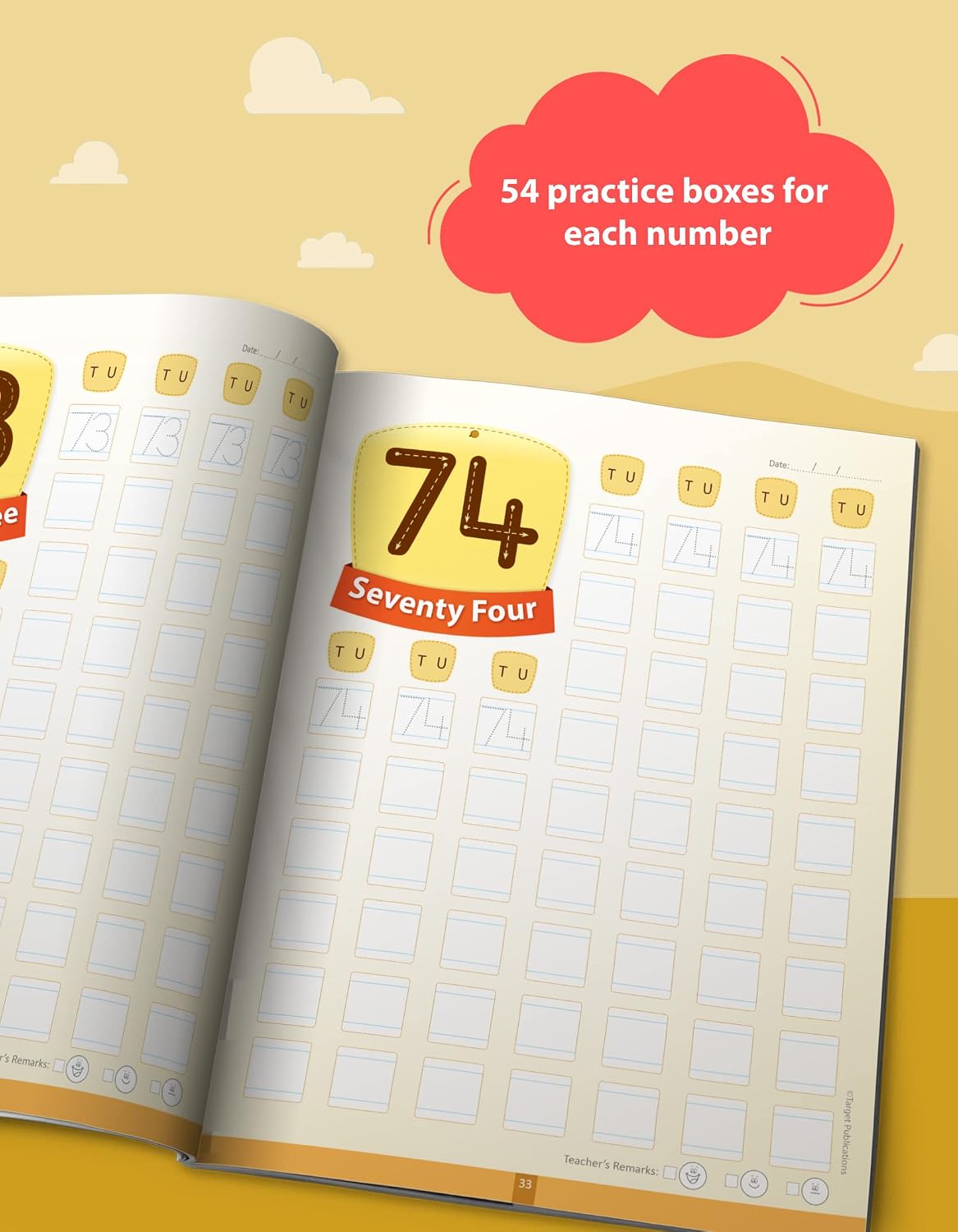 Number Writing Book 1-100 for Kids 3+ Years - Image 2