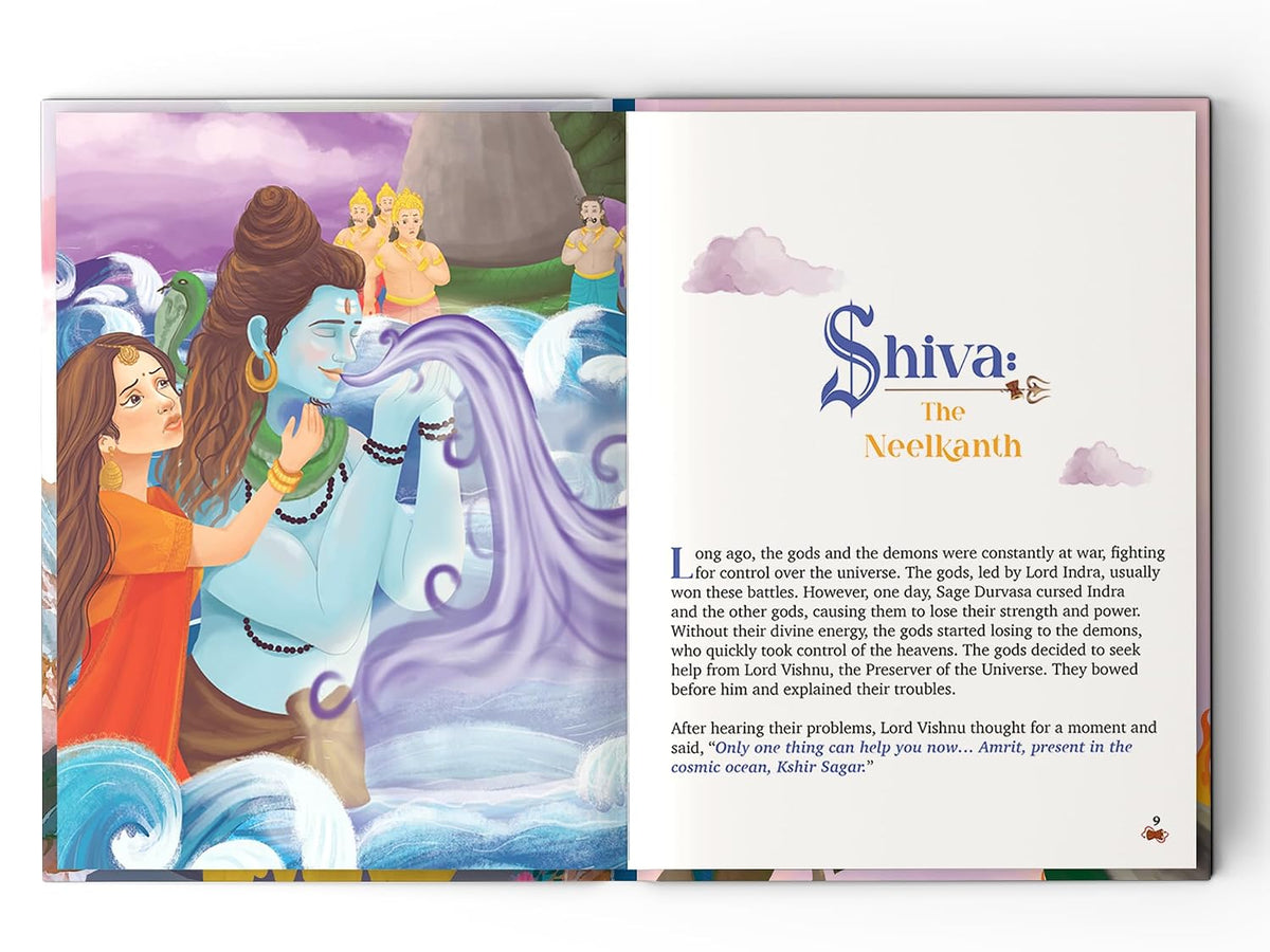 Shiva Stories: 10 Illustrated Stories of Lord Shiva for Children I Hindu Mythology | Indian Gods and Goddesses