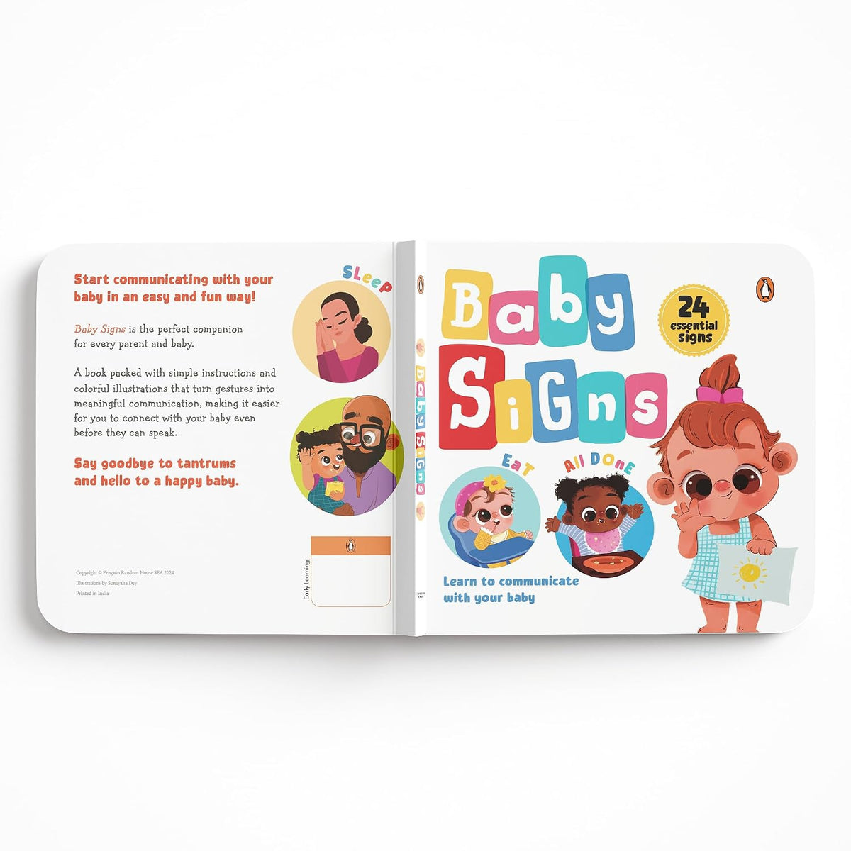Baby Signs: 24 Simple Baby Signs Useful for Early Communication and to Foster Connection with Baby
