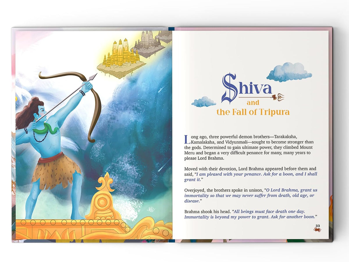 Shiva Stories: 10 Illustrated Stories of Lord Shiva for Children I Hindu Mythology | Indian Gods and Goddesses