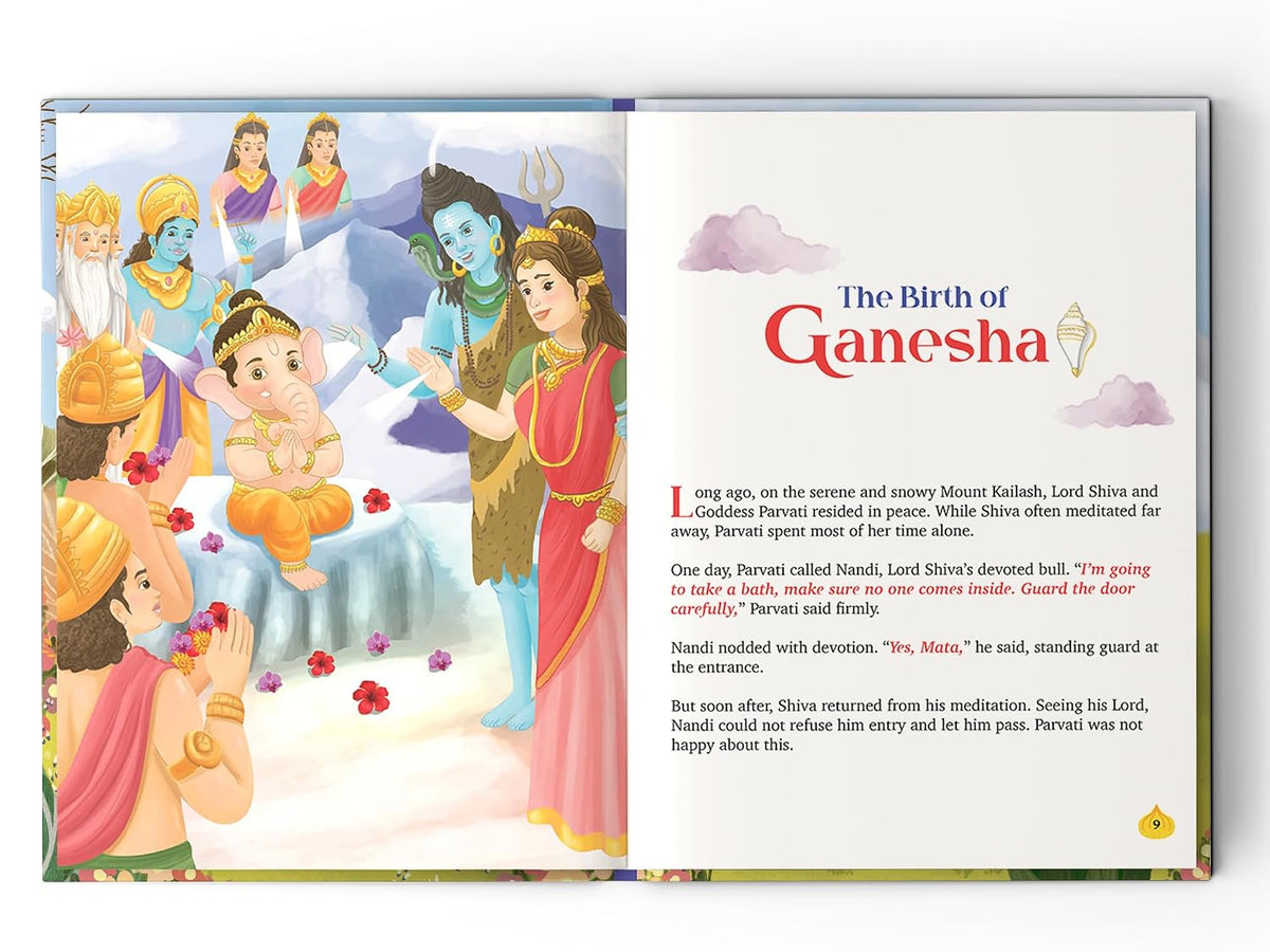 Ganesha Stories: 10 Illustrated Stories of Lord Ganesha for Children I Hindu Mythology