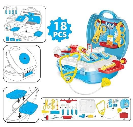 Useful Kids Pretend Play Sets (Doctor set) - HalfPe