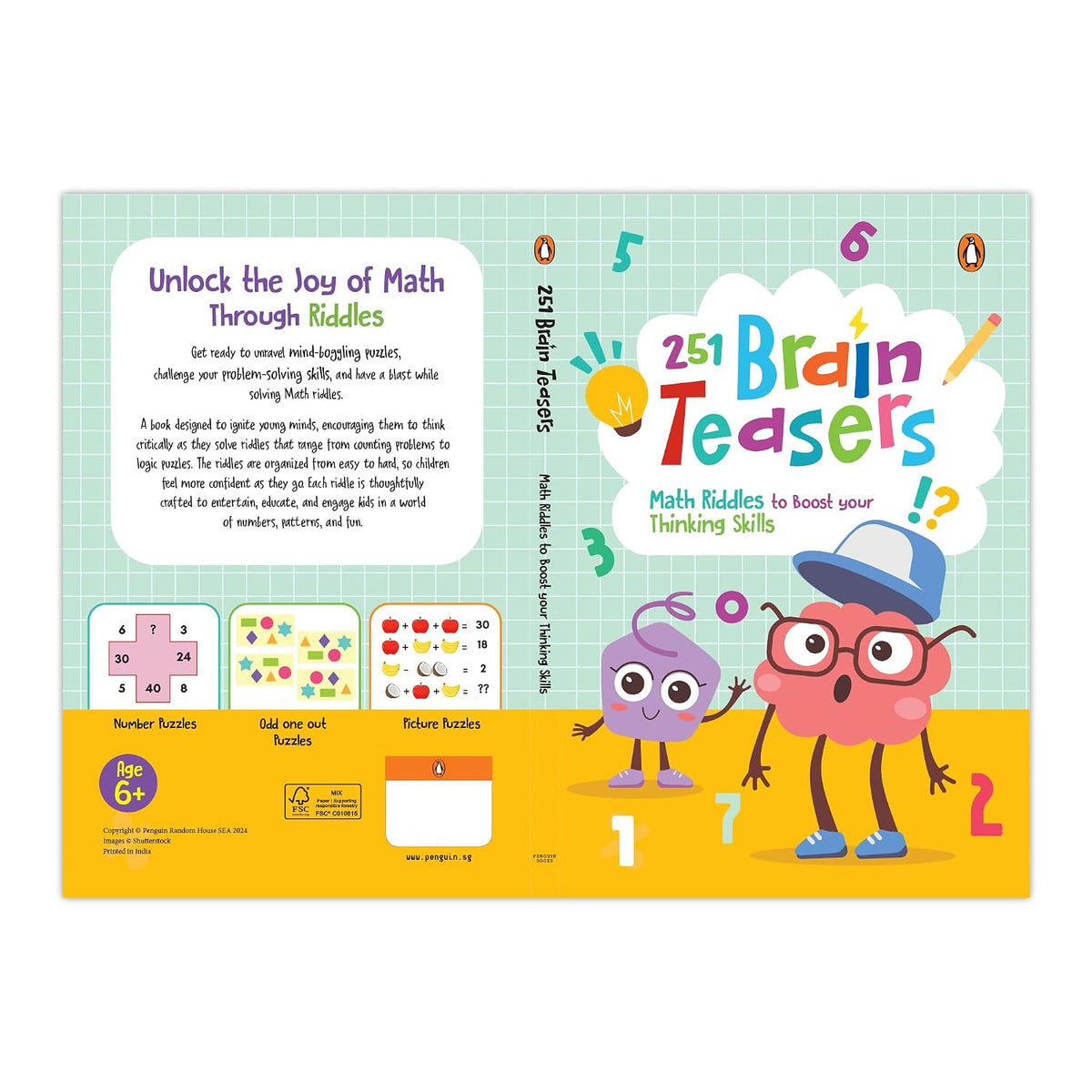 BRAIN TEASERS: 251 Math Riddles to Boost