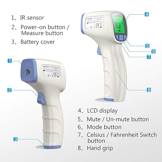 Jumper Non Contact Ir Thermometer Jpd-Fr202