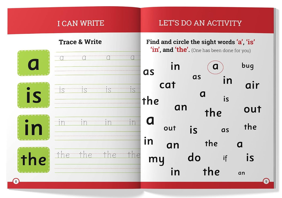 Sight words story books