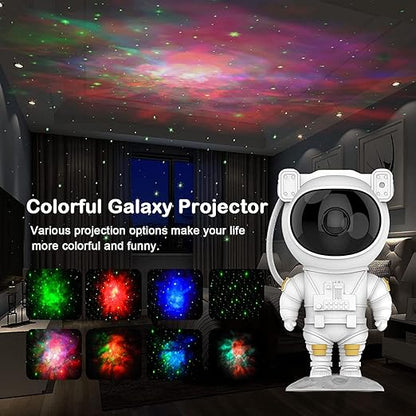 Astronaut Space Projector Starry Night Light with Timer & Remote Control