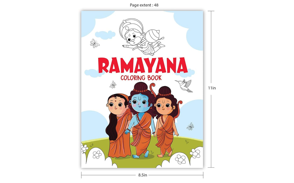 Kids Colouring Book: Ramayana