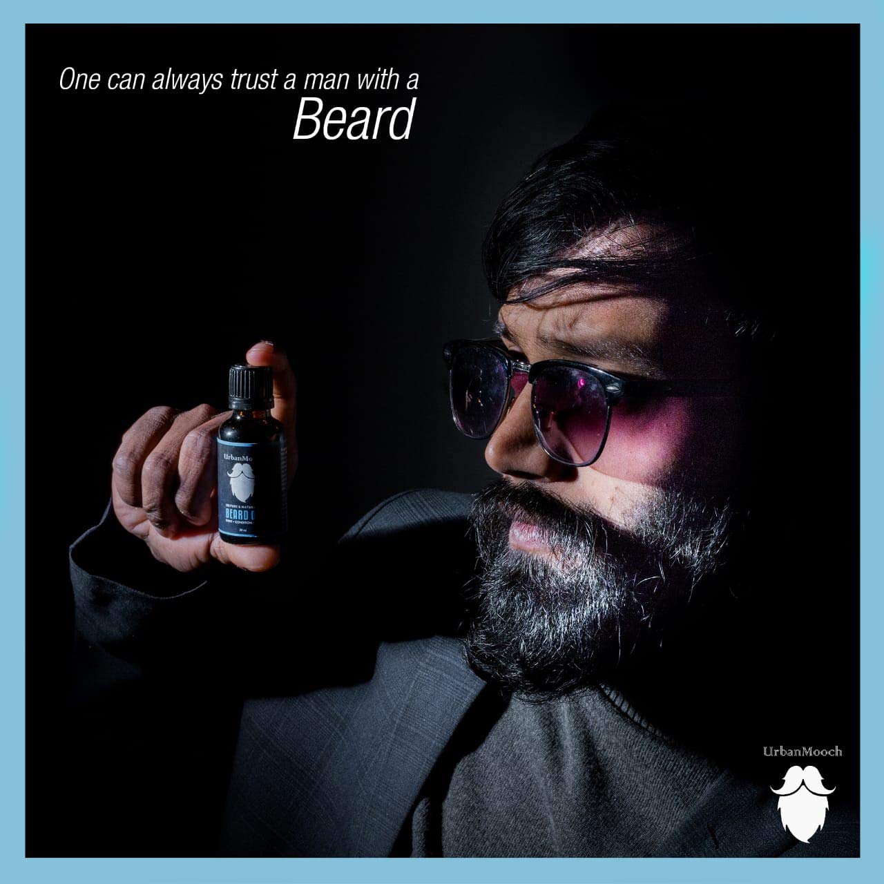 UrbanMooch Beard Gooming Kit for Men | Organic Beard Oil | U Shape Beard Comb Combo Set | Promotes Beard Growth, Nourishes & Conditions | Grow & Style Your Beard The Way You Want Lohiya Retails