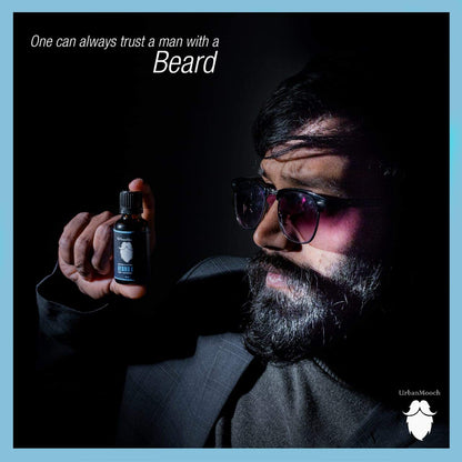 UrbanMooch Beard Gooming Kit for Men | Organic Beard Oil | U Shape Beard Comb Combo Set | Promotes Beard Growth, Nourishes & Conditions | Grow & Style Your Beard The Way You Want Lohiya Retails