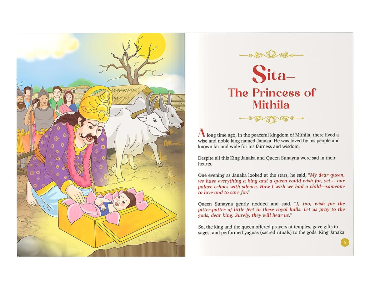 Stories from the Ramayana - of Friends and Foes: 5 Illustrated Tales of Hanuman, Rama, Sita, Lakshmana, and Ravana