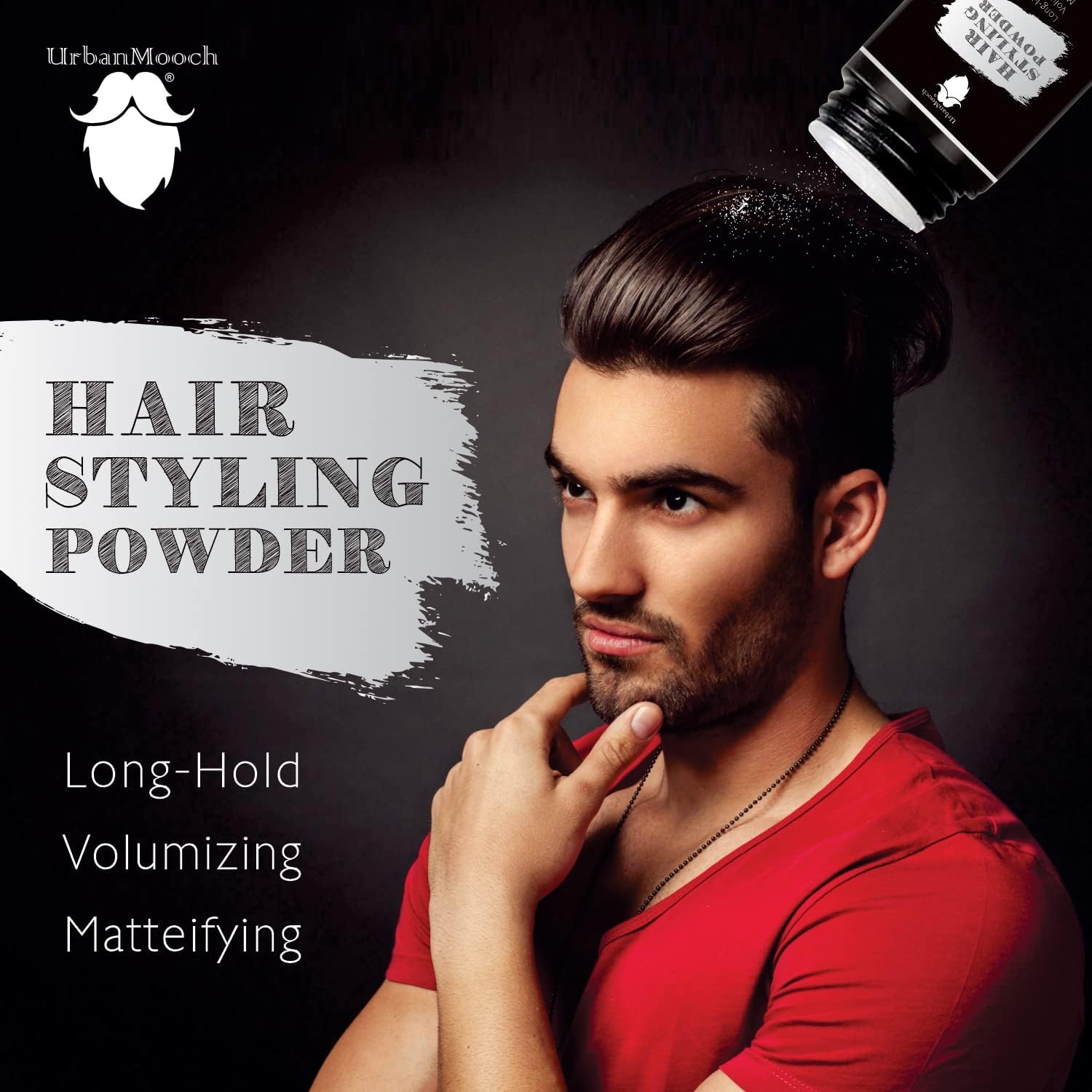 UrbanMooch Hair Styling Set with Volumizing Powder 15g and Sea Salt Spray 100ml, | Matte Finish Hair Wax Powder | Volume | Texture Lohiya Retails