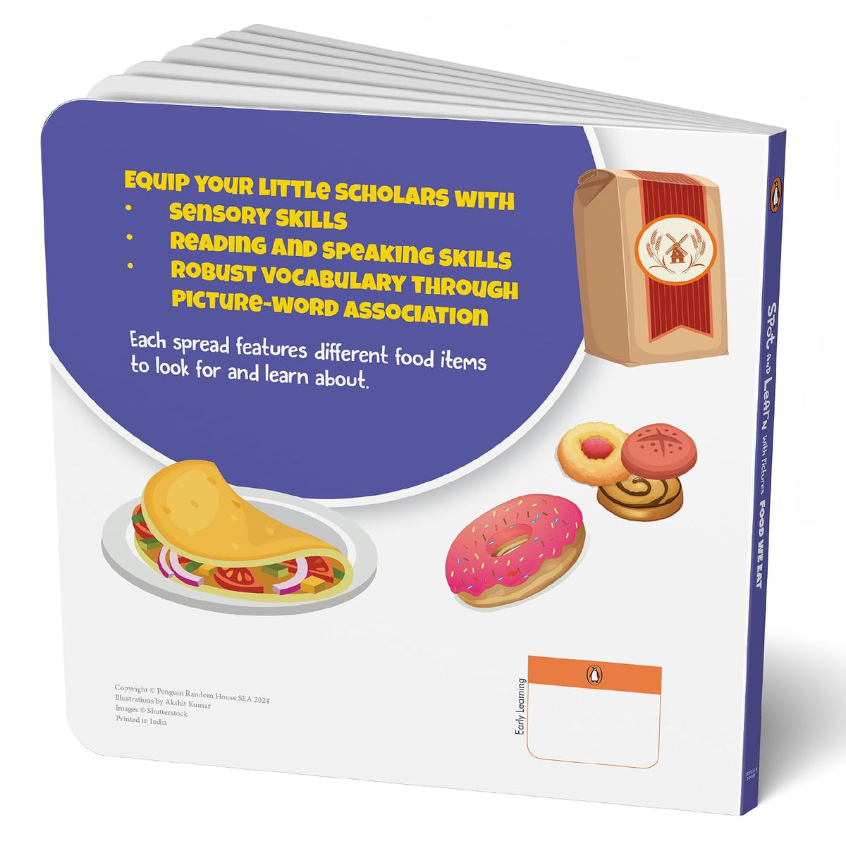 Spot and Learn with Pictures: Food We Eat