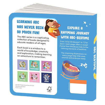 ABC Series-Bedtime: Night time Routine Book for Kids and Toddlers