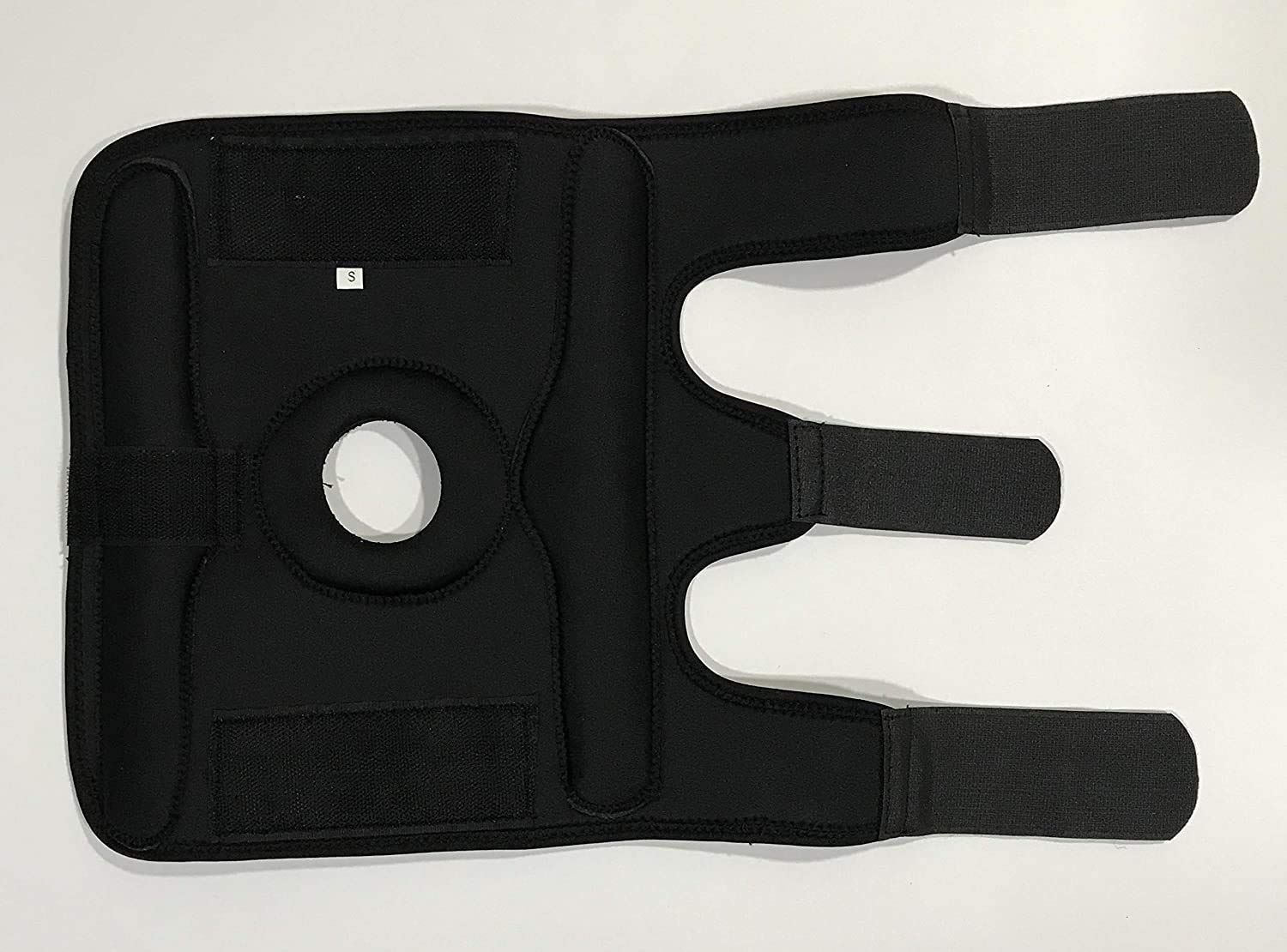 Cure-Well Hinged Knee Brace and Orthopedic knee Cap and Leg Brace with knee support open patella Stabilizer for Compression and Pain Relief Support (LARGE))