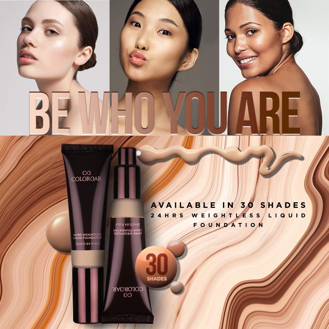 Colorbar 24Hrs Weightless Liquid Foundation - FW 4.3