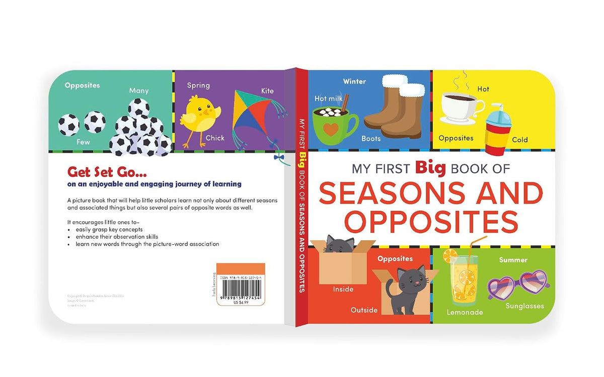 My First Big Book of Seasons & Opposites